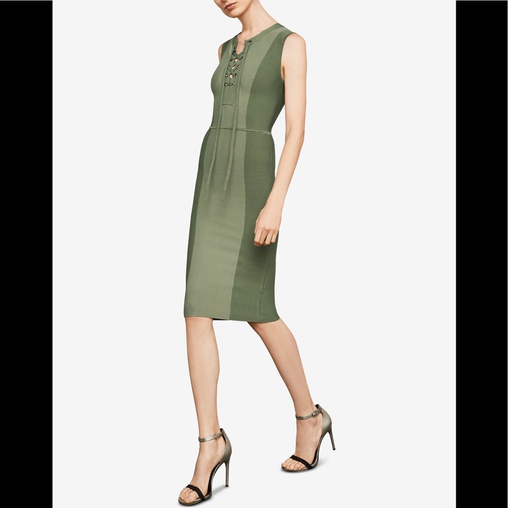 NWT BCBGMAXAZRIA Size XXS Safari Fitted Dress